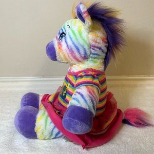 Build A Bear Workshop Rainbow Zebra